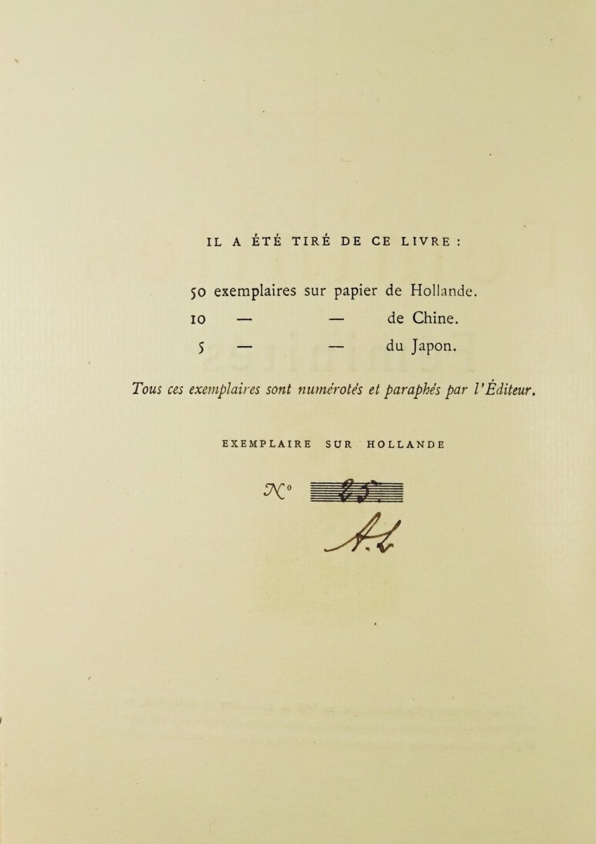 PRÉVOST (Marcel) - Féminités. Paris, Lemerre, 1910, édition originale sur grand papier.-photo-2