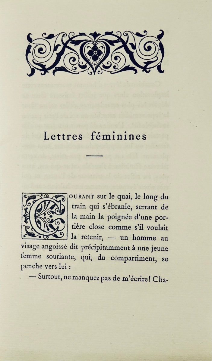 PRÉVOST (Marcel) - Féminités. Paris, Lemerre, 1910, édition originale sur grand papier.-photo-4