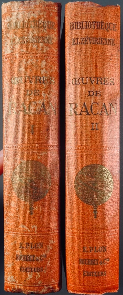 Racan - Complete Works Of Racan. Paris, Jannet, 1857 In Publisher's Cardboard.-photo-4