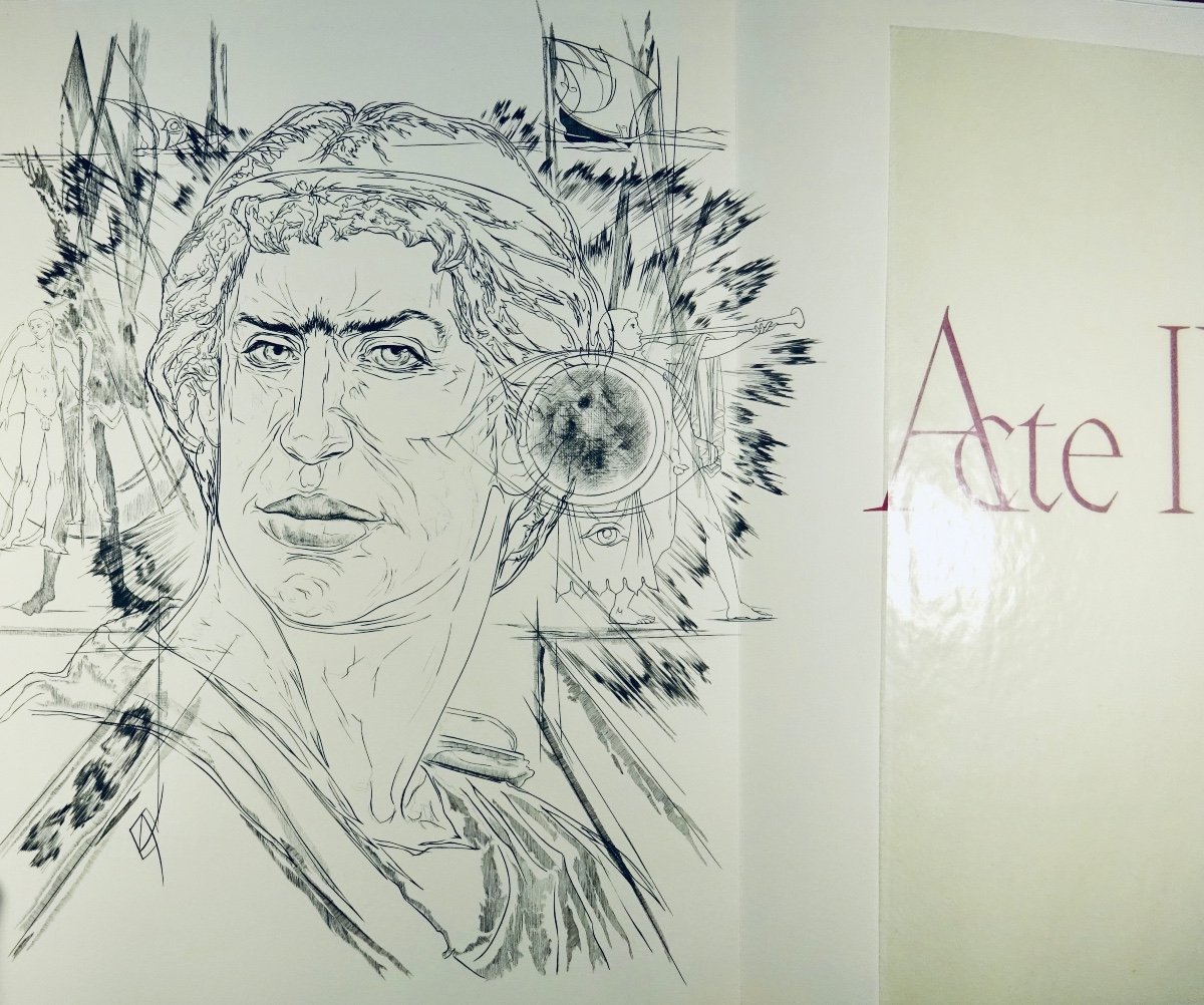 RACINE (Jean) - Phèdre. Grésivaudan et L'Artisan du Livre, 1973, illustrations de GARRANCE.-photo-2