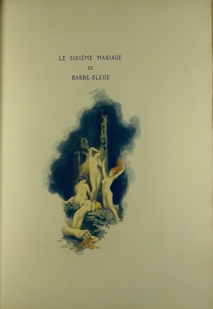 RÉGNIER - Trois contes à soi-même. Pour les cent bibliophiles, 1907, illustrations de RAY.-photo-2