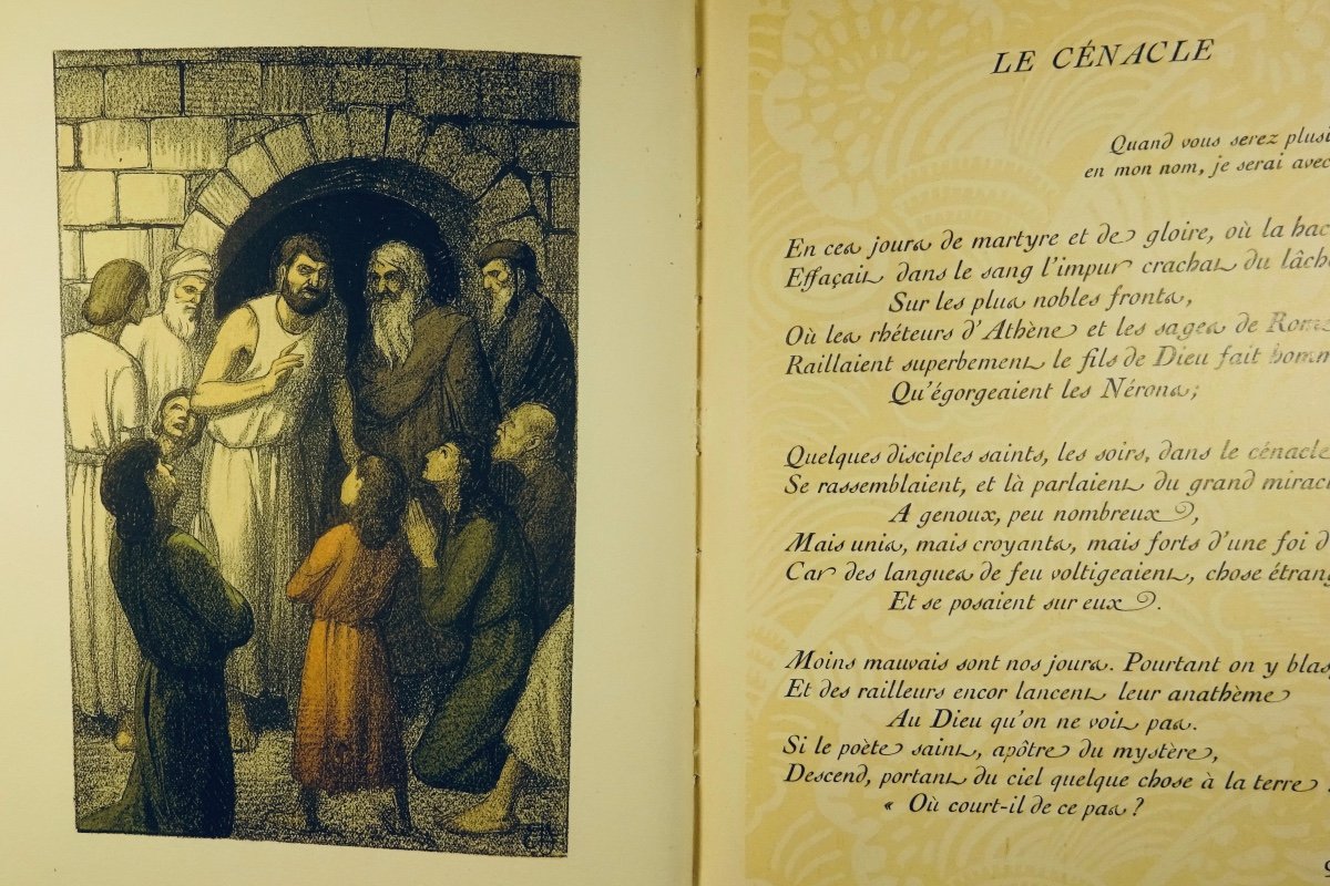 Sainte-beuve - Life Poetry And Thoughts Of Joseph Delorme. Kieffer, 1925, Illustrated By L. Mathieu.-photo-3