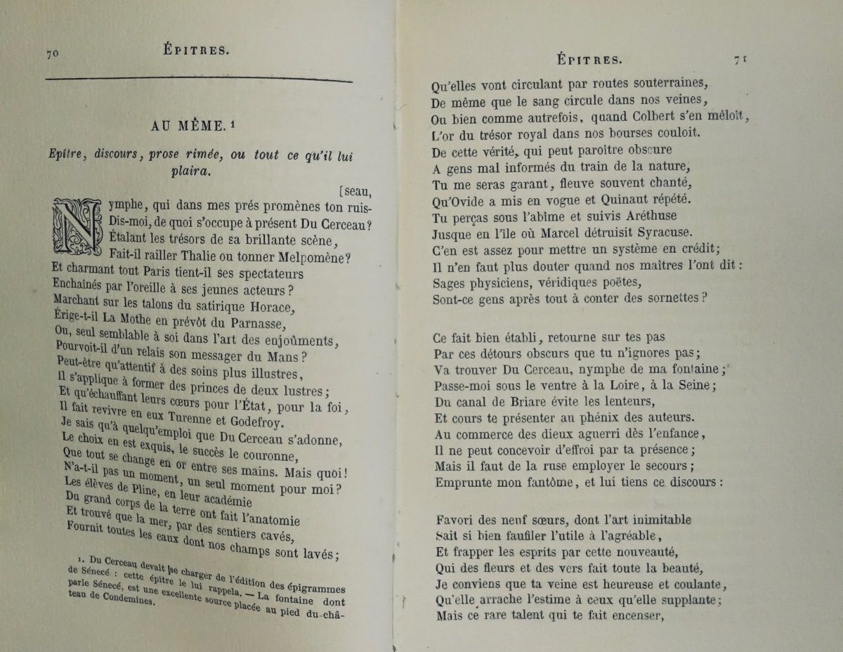Senecé - Selected Works Of Sénecé. Jannet, 1855, In Publisher's Cardboard.-photo-4