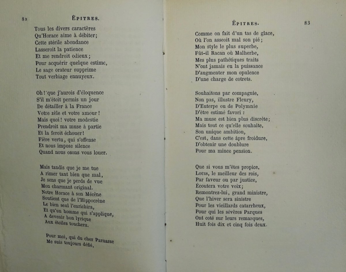Senecé - Selected Works Of Sénecé. Jannet, 1855, In Publisher's Cardboard.-photo-5