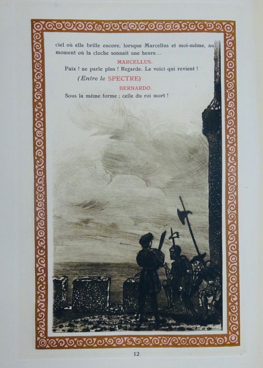 SHAKESPEARE (William) - Hamlet.  Blaizot et Kieffer, 1913, illustré par Georges Bruyer.-photo-1