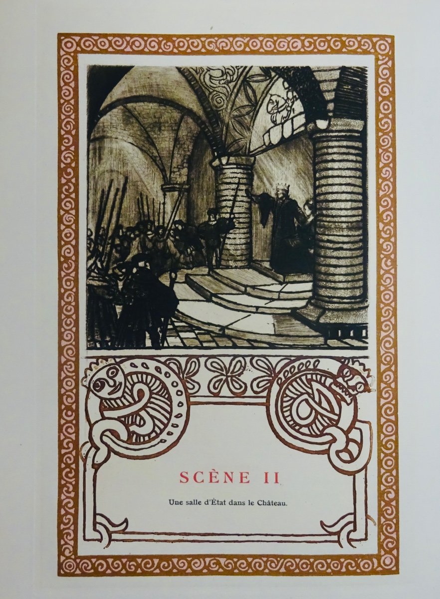 SHAKESPEARE (William) - Hamlet.  Blaizot et Kieffer, 1913, illustré par Georges Bruyer.-photo-2