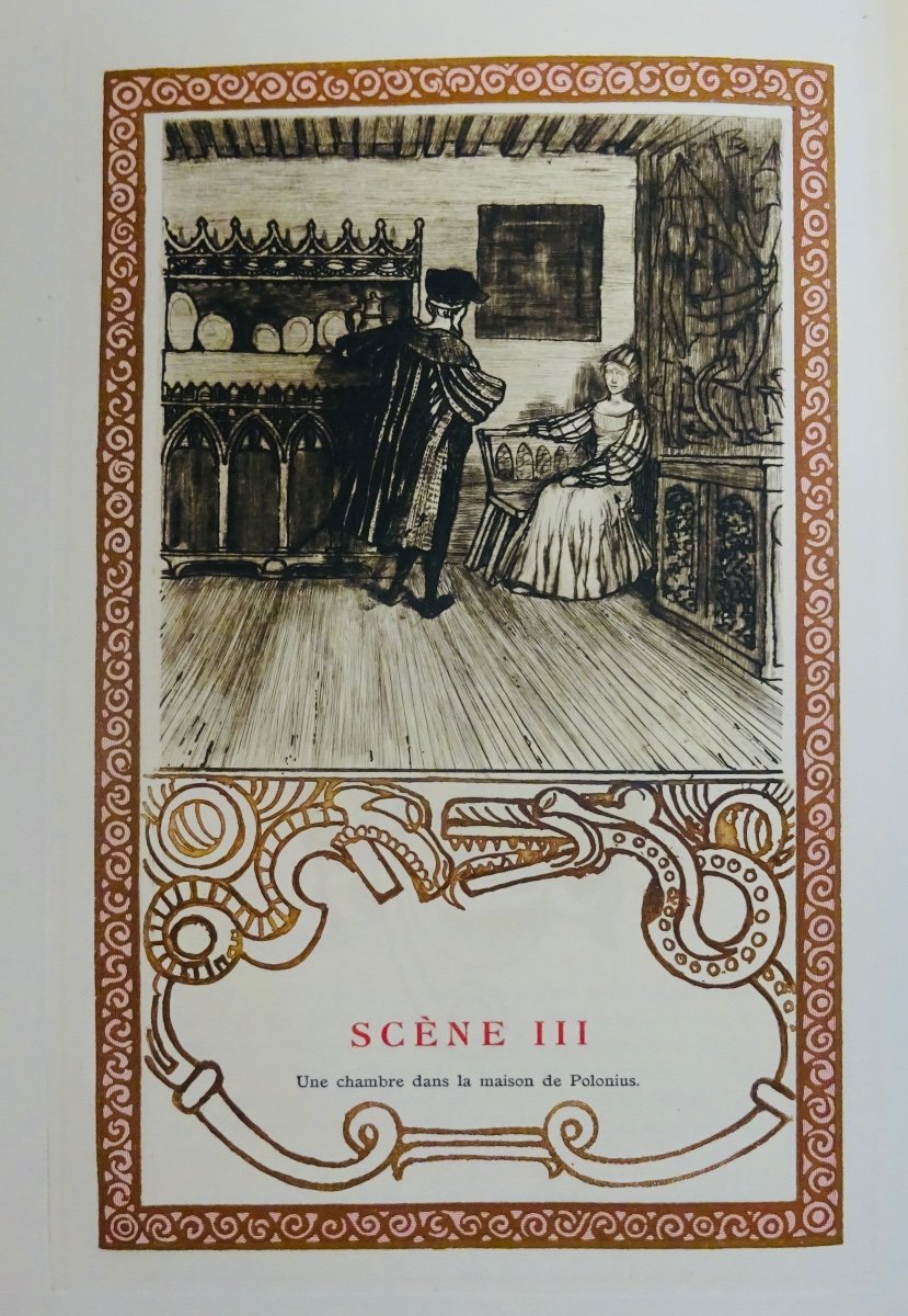 SHAKESPEARE (William) - Hamlet.  Blaizot et Kieffer, 1913, illustré par Georges Bruyer.-photo-3