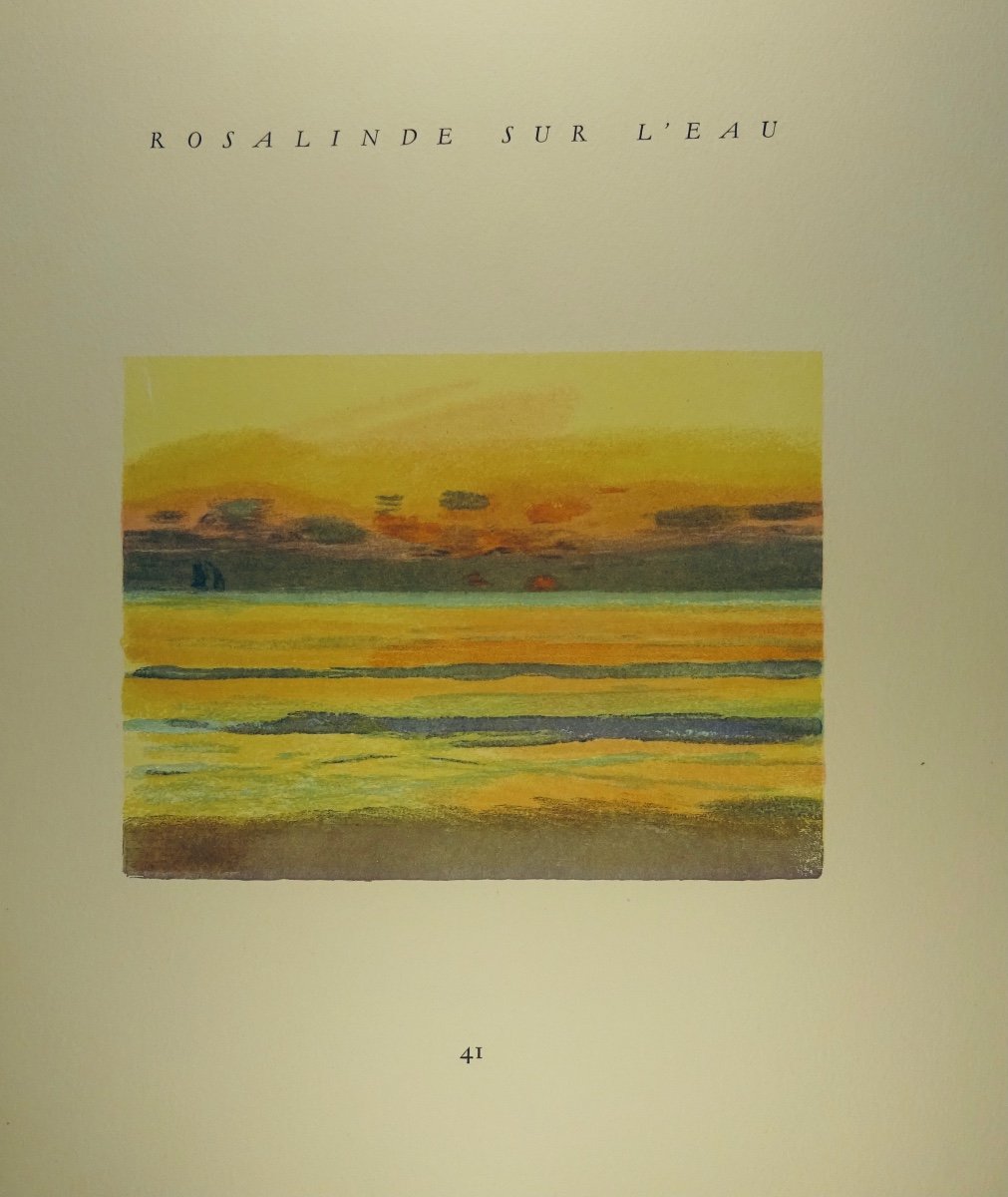 SUARÈS (André) - Rosalinde sur l'eau. Beaux Livres Grands Amis, 1960, illustré par BELTRAND.-photo-2