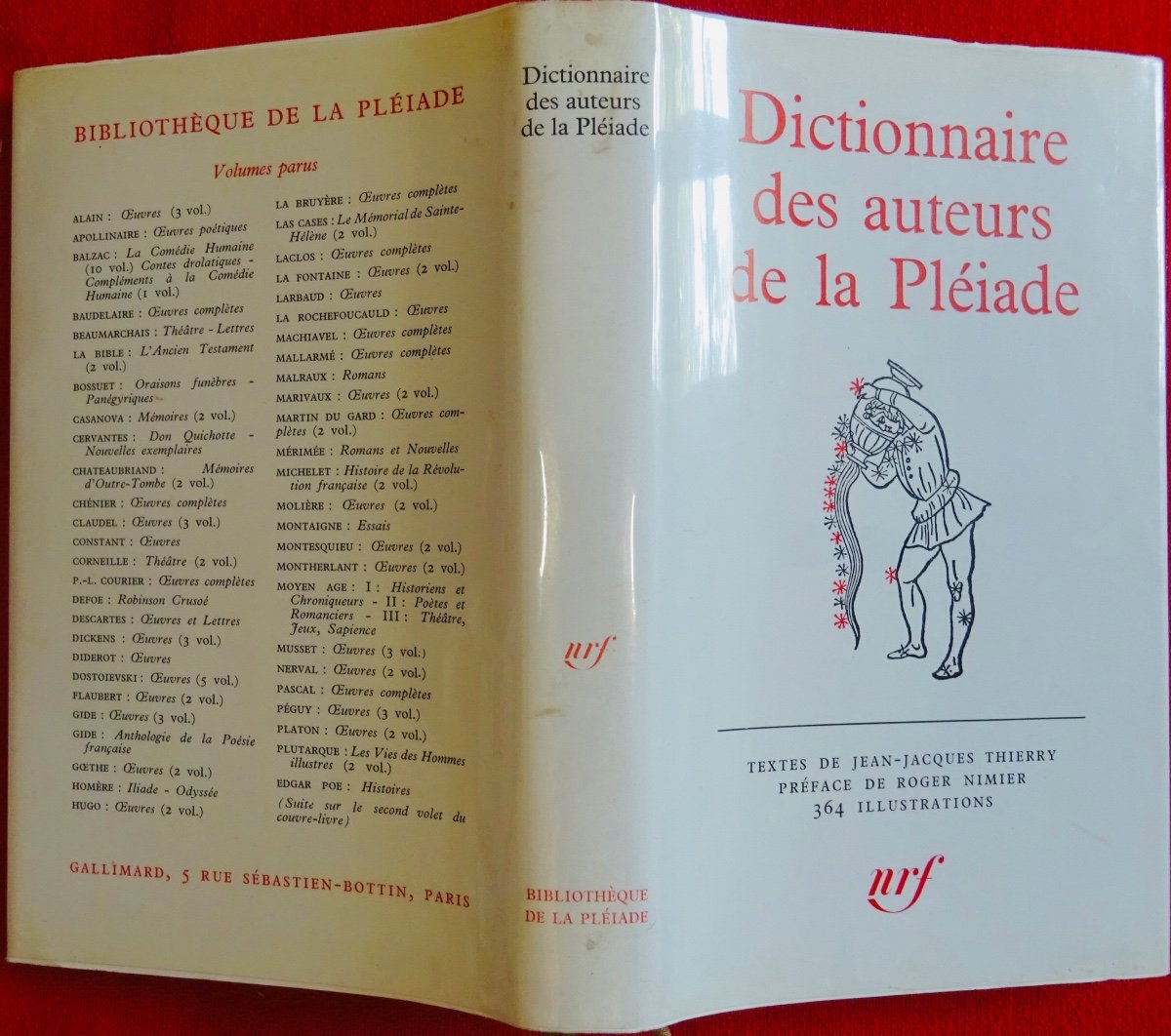Thierry (jean-jacques) - Dictionary Of The Authors Of The Pléïade. Editions Gallimard, 1960.-photo-2