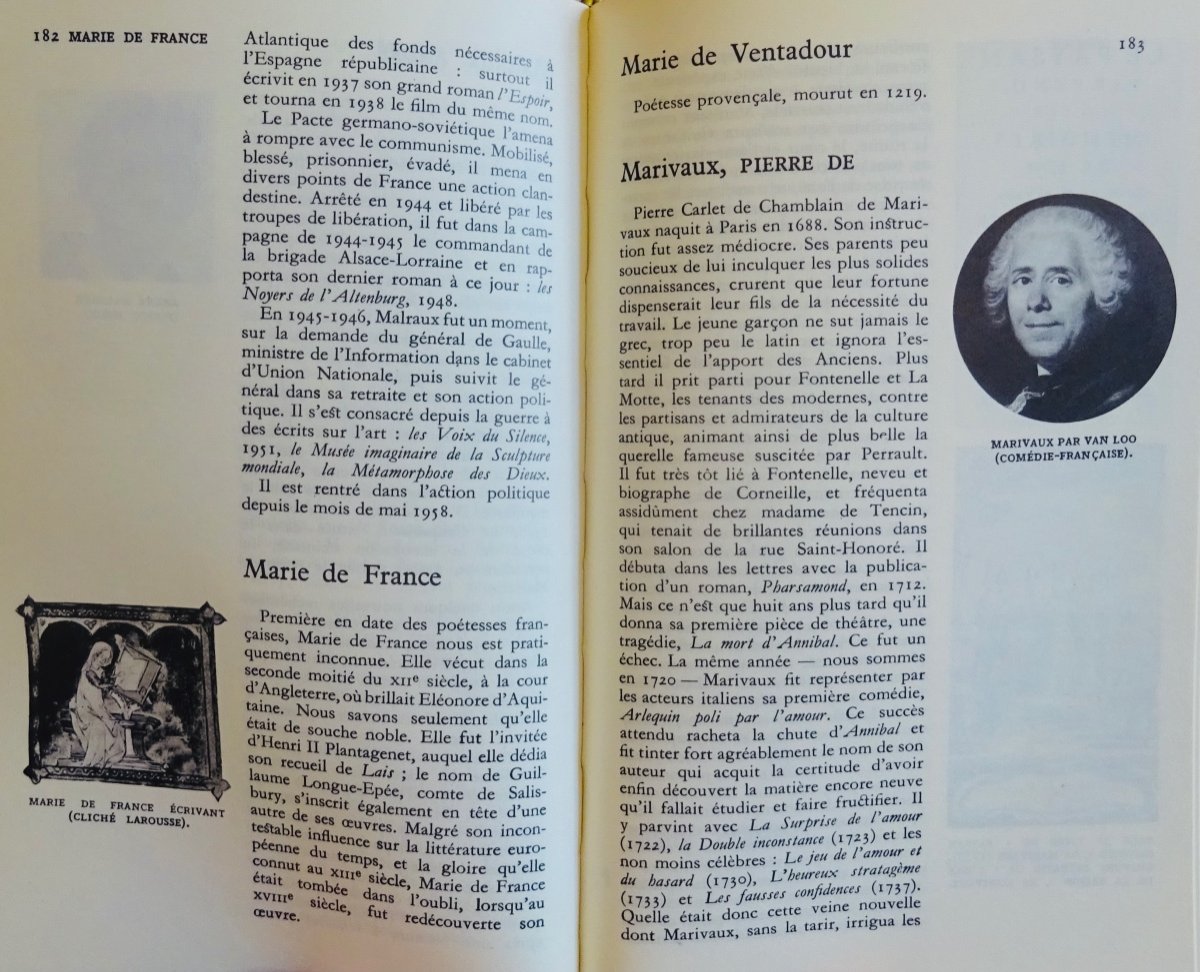 Thierry (jean-jacques) - Dictionary Of The Authors Of The Pléïade. Editions Gallimard, 1960.-photo-5