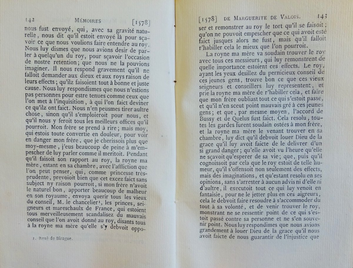 VALOIS (Marguerite de) - Mémoires de Marguerite de Valois. Jannet, 1858, cartonnage d'éditeur.-photo-7
