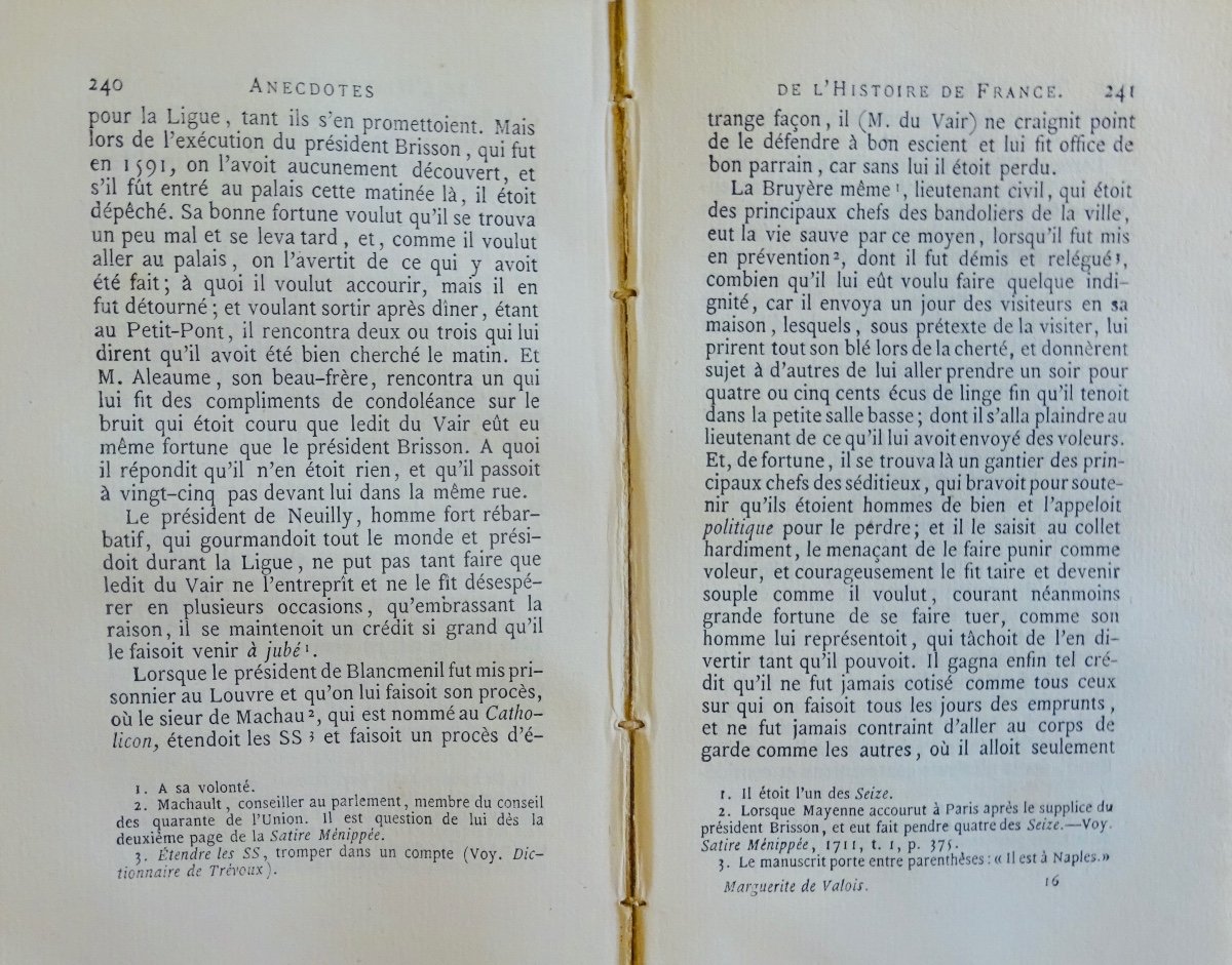 VALOIS (Marguerite de) - Mémoires de Marguerite de Valois. Jannet, 1858, cartonnage d'éditeur.-photo-8