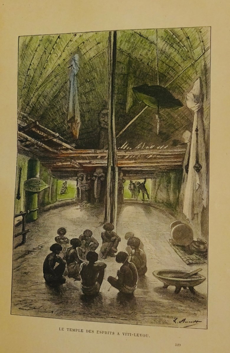 Verne (jules) - Propeller Island. Hetzel, 1895, Illustrated By Benett And In Publisher's Cardboard.-photo-5