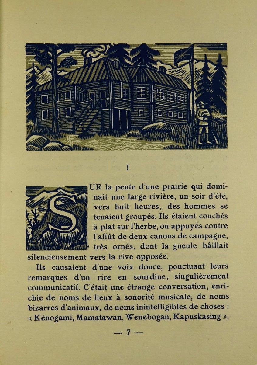 WHITE (Stewart Edward) - Terre de Silence. G. et A. Mornay, 1922 et illustré par LEBEDEFF.-photo-3