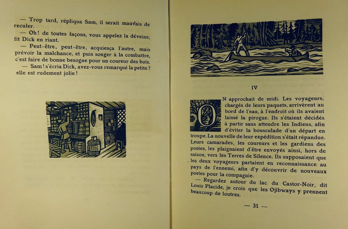White (stewart Edward) - Land Of Silence. G. And A. Mornay, 1922 And Illustrated By Lebedeff.-photo-2
