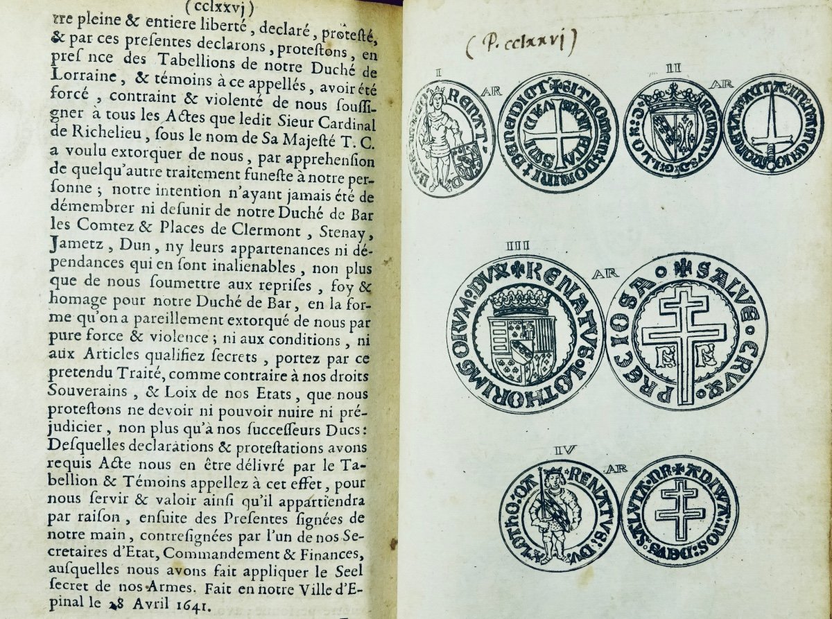 HUGO DE BALEICOURT - Traité historique et critique sur la généalogie Lorraine, Berlin, 1711.-photo-7
