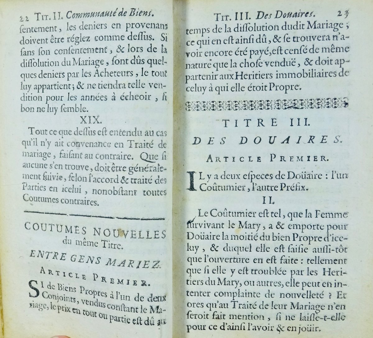 Coutumes générales du duché de Lorraine, bailliages de Nancy, Vosge et Allemagne. 1730.-photo-2