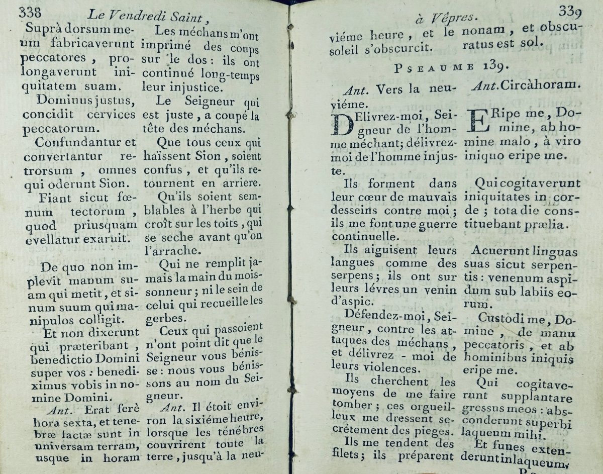 Office For The Easter Fortnight, According To The New Breviary Of Metz. 1789, Contemporary Binding.-photo-4
