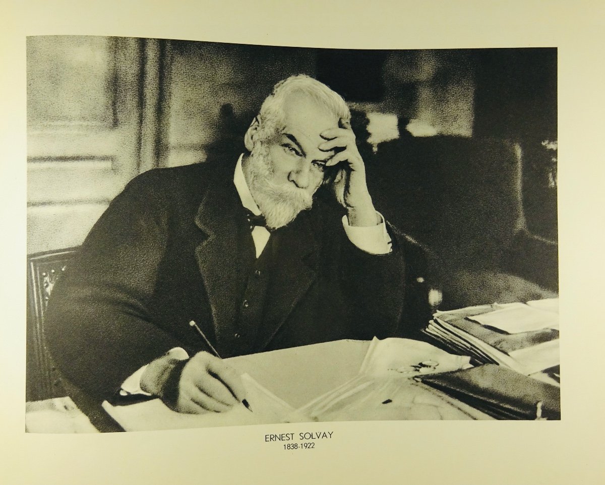 Solvay And Co., 1863-1938. (brussels?), At The Headquarters Of The Company?, 1938. Paperback, Good Condition.-photo-1