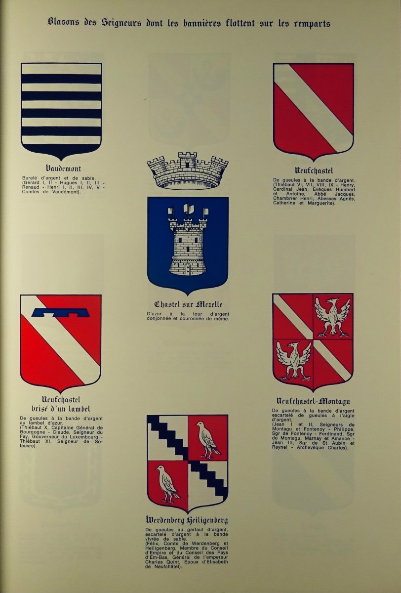 Chastel-sur-mezelle. Safeguarding The Fortress Of The Lords Of Neuchatel. 1975, Paperback.-photo-4