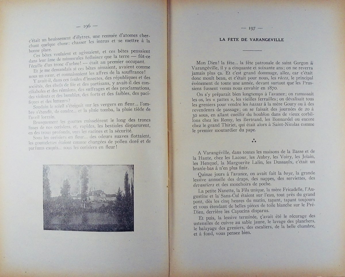 Badel (émile) - Childhood Memories In The Lorraine Region. Georges Thomas, 1930 And Paperback.-photo-4