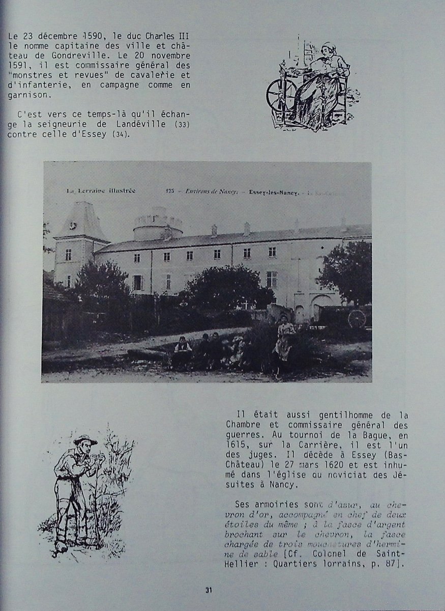 Barbier (michel) - Saint-max: History Of A Village. With The Author, In 1983 And Paperback.-photo-2