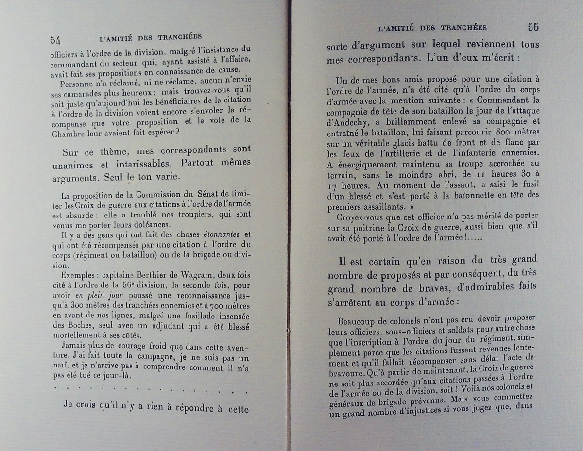 Barrès - The French Soul And The War **** Friendship In The Trenches. émile-paul Frères, 1916.-photo-4