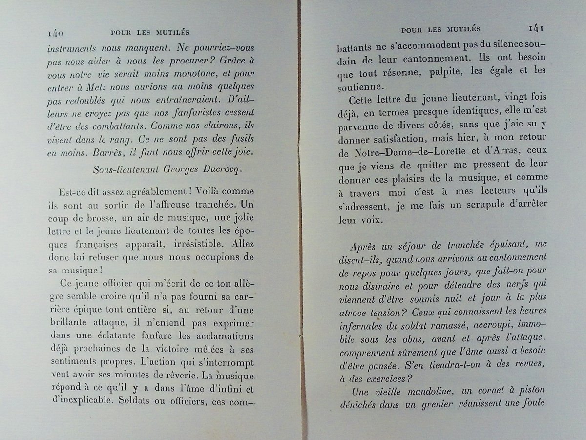 Barrès (mauritius) - For The Mutilated. émile-paul Frères, 1917. Paperback, Copy On Hollande.-photo-8