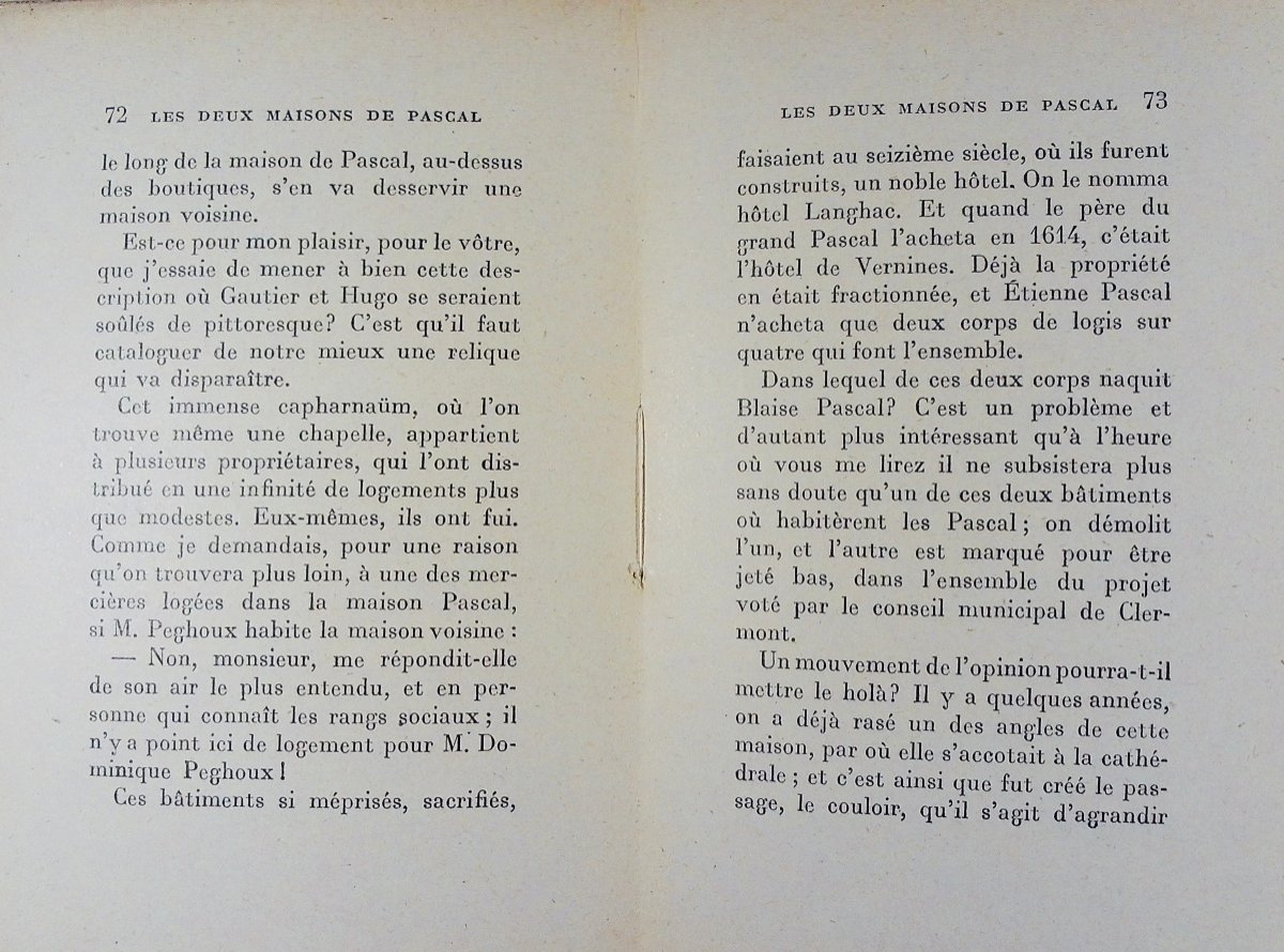 Barrès (maurice) - Pascal's Anguish. Plon, 1923, First Edition On Standard Paper.-photo-4