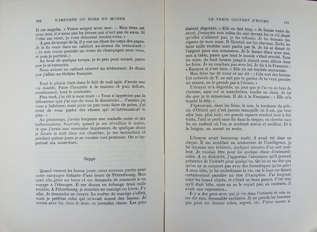 Barrès (mauritius) - Anywhere Out Of The World. Plon, 1958, Original Edition.-photo-5