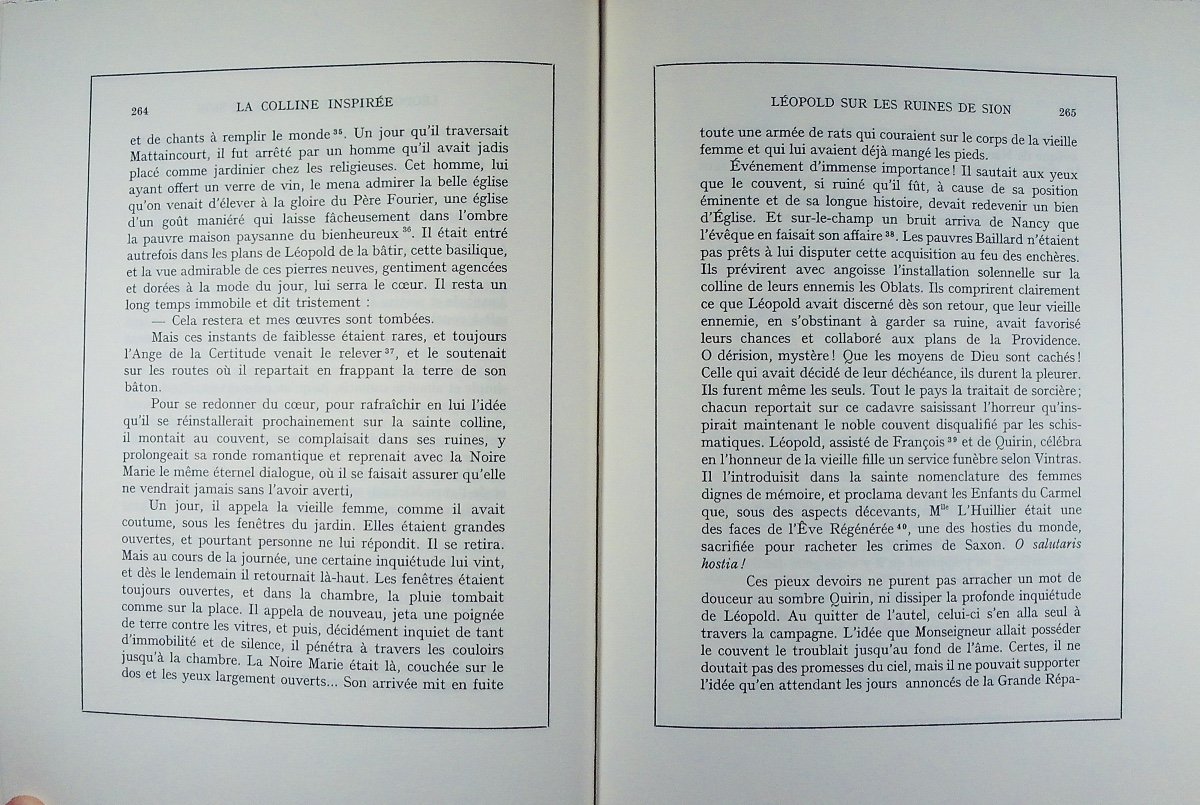 BARRÈS (Maurice) - La colline inspirée. Nancy, Berger-Levrault, 1962. Édition critique.-photo-5