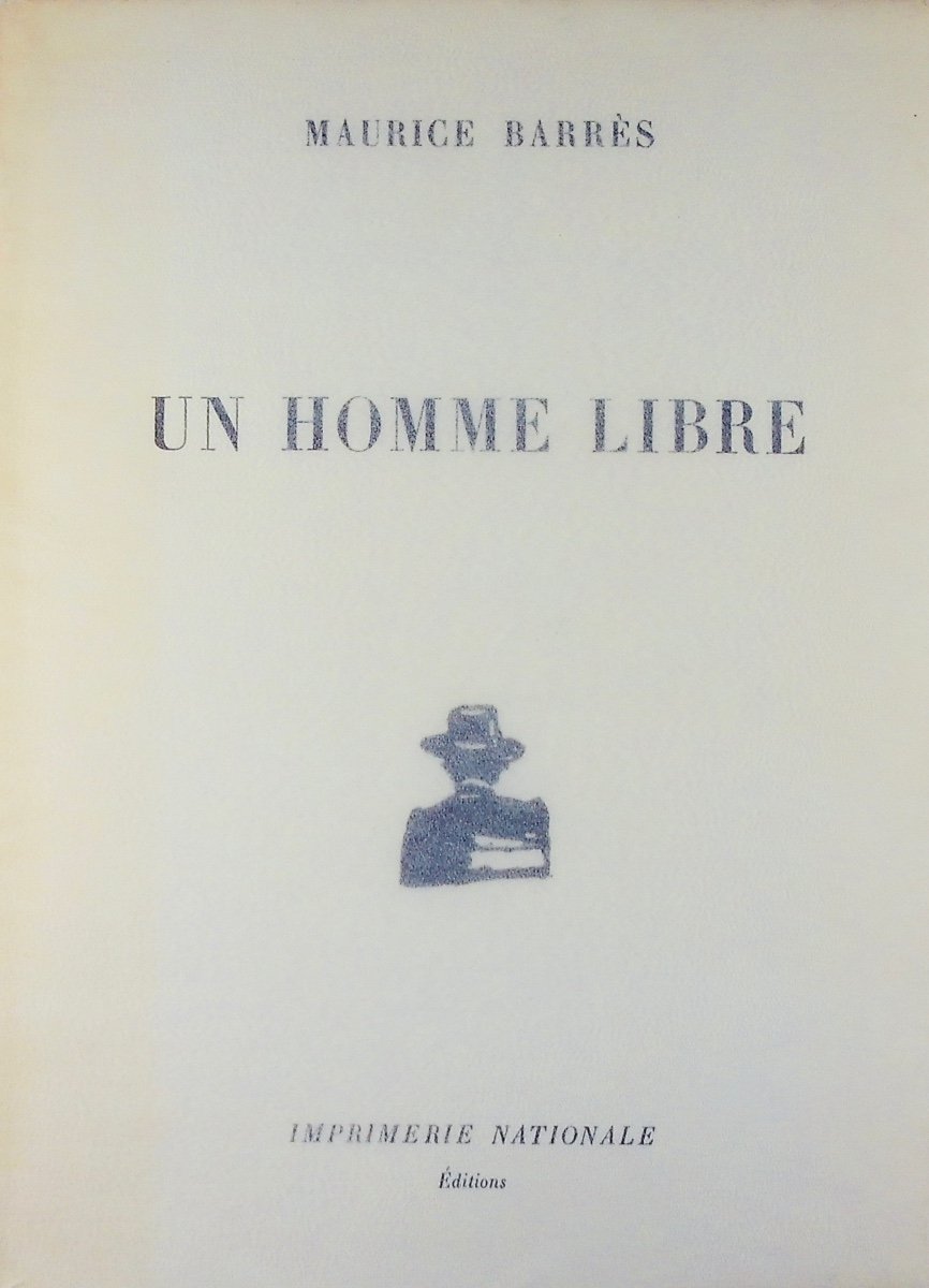 Barres (mauritius) - A Free Man. Imprimerie Nationale, 1988, Numbered Copy.-photo-4