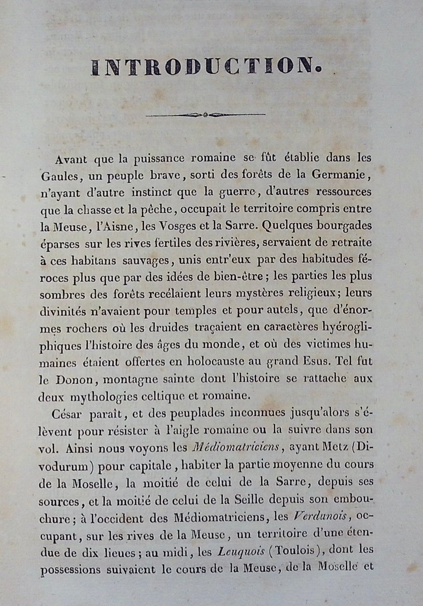 BÉGIN (Emile-Auguste) - Histoire des duchés de Lorraine et de Bar. Vidart et Julien, 1833.-photo-2