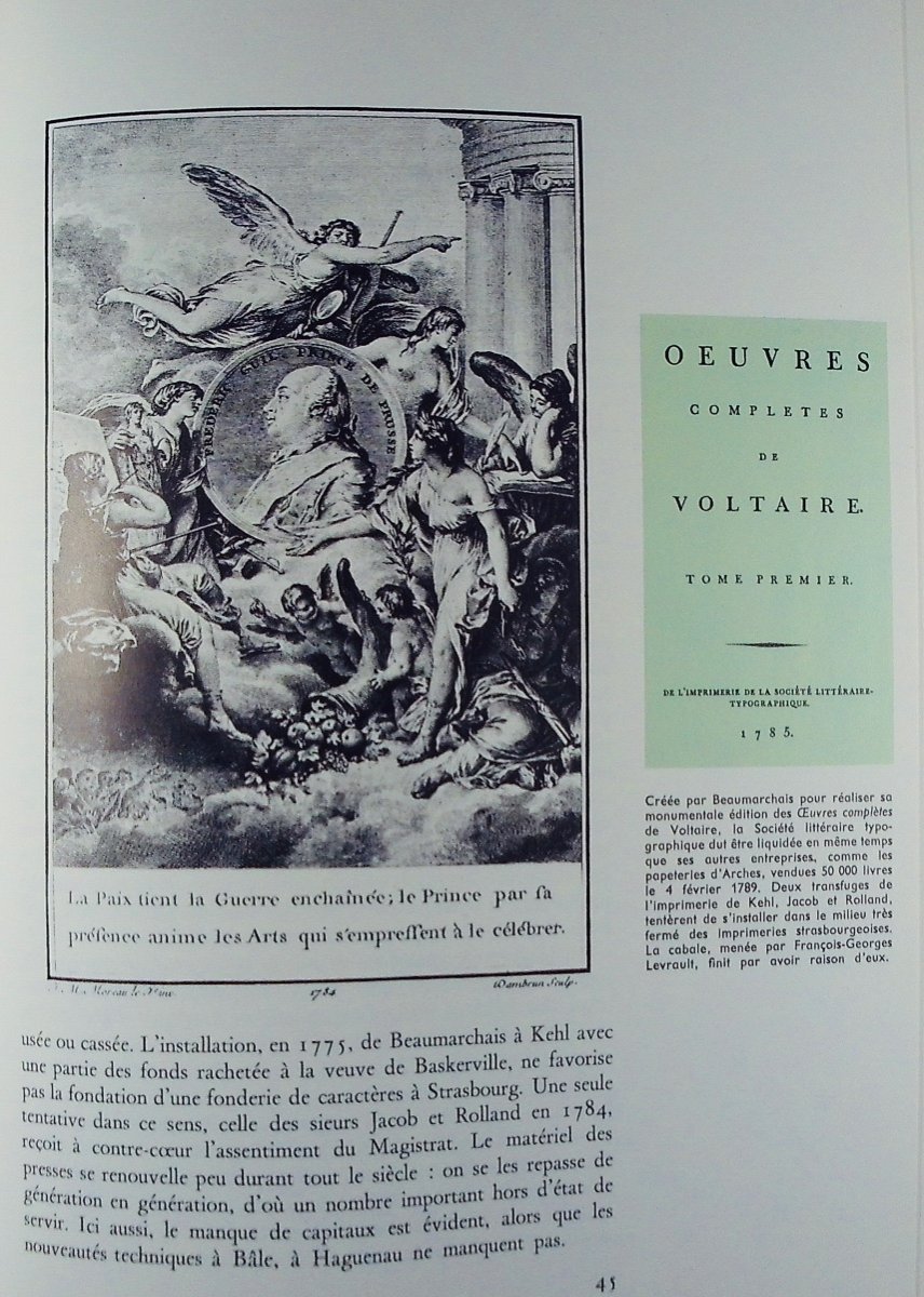 Histoire d'un imprimeur - Berger-Levrault (1676-1976). Cartonnage d'éditeur,  imprimé en 1976.-photo-4