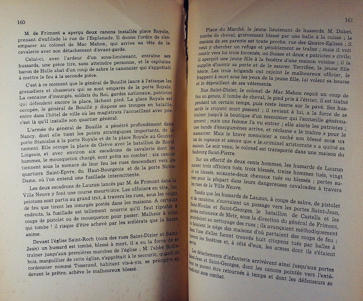 BERLET - Les Journées révolutionnaires. La Révolte de la garnison de Nancy en 1790. 1943.-photo-4