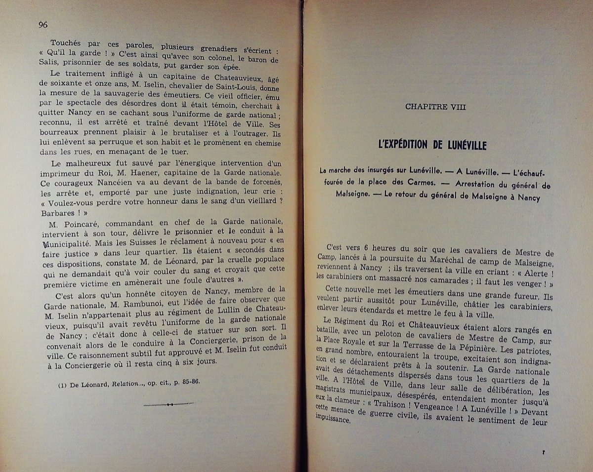 BERLET - Les Journées révolutionnaires. La Révolte de la garnison de Nancy en 1790. 1943.-photo-7