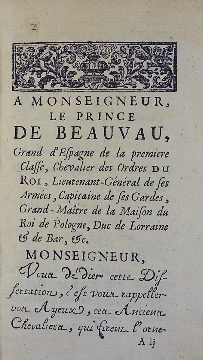 [bermann] - Dissertation On The Ancient Chivalry And Nobility Of Lorraine. Haener, 1763.-photo-2