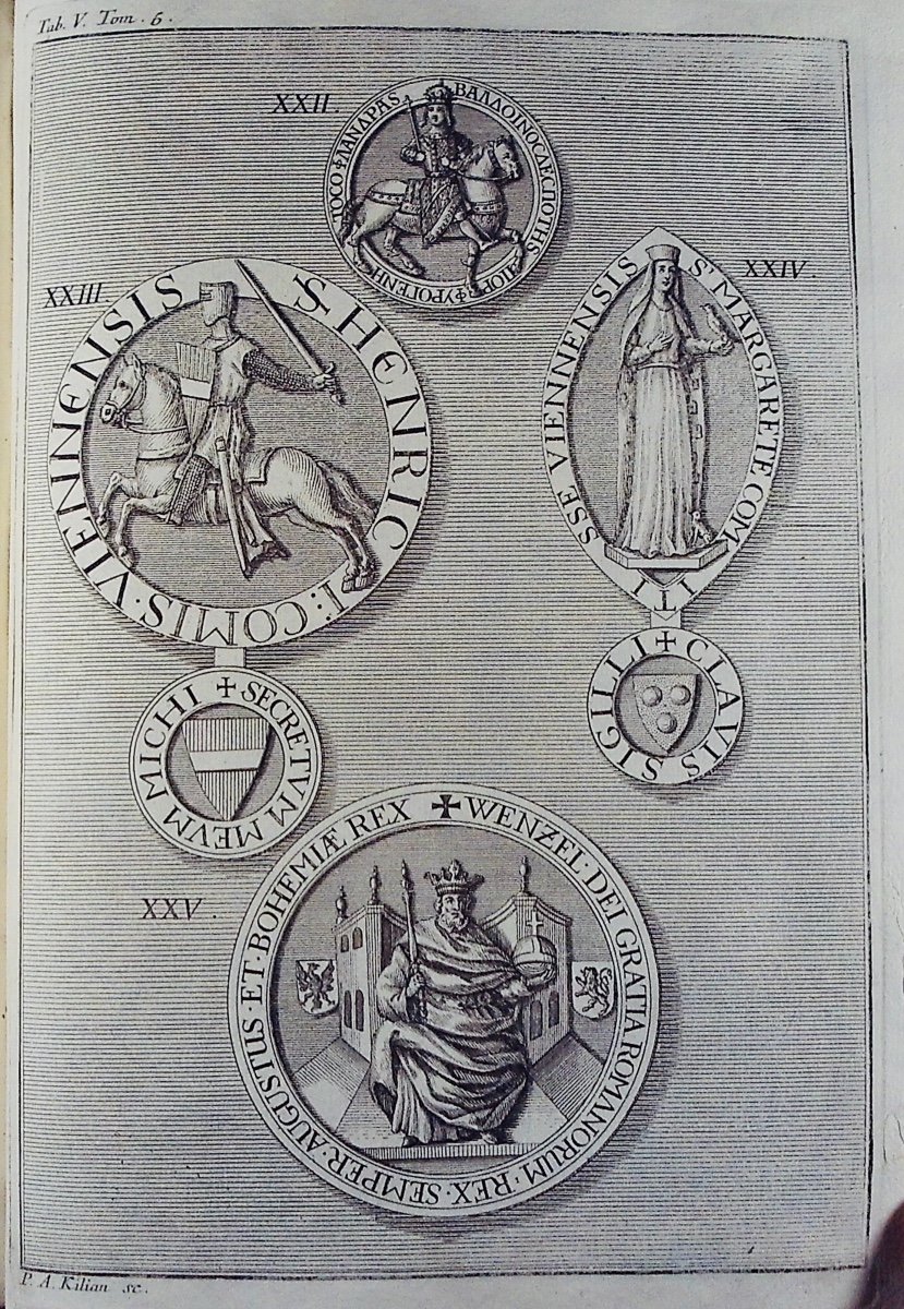 BERTHOLET - Histoire ecclésiastique et civile du duché de Luxembourg et comté de Chiny. 1741.-photo-6