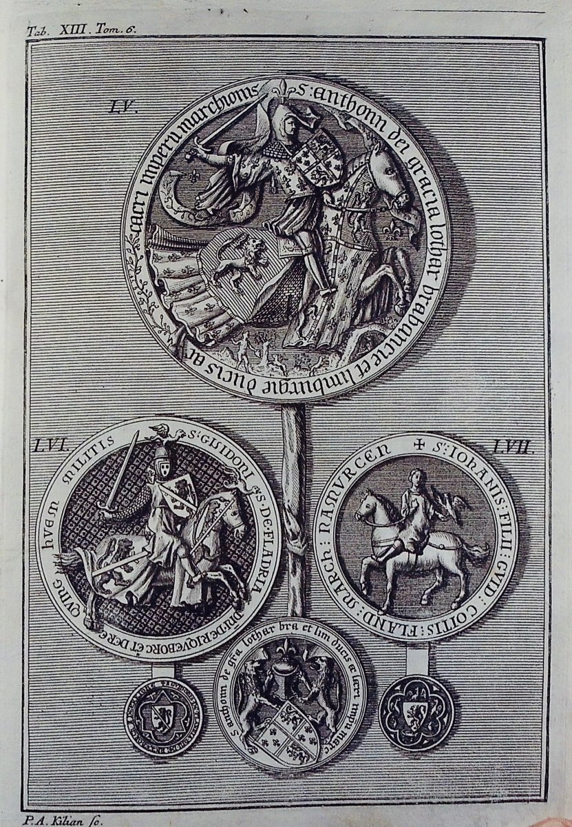 BERTHOLET - Histoire ecclésiastique et civile du duché de Luxembourg et comté de Chiny. 1741.-photo-8