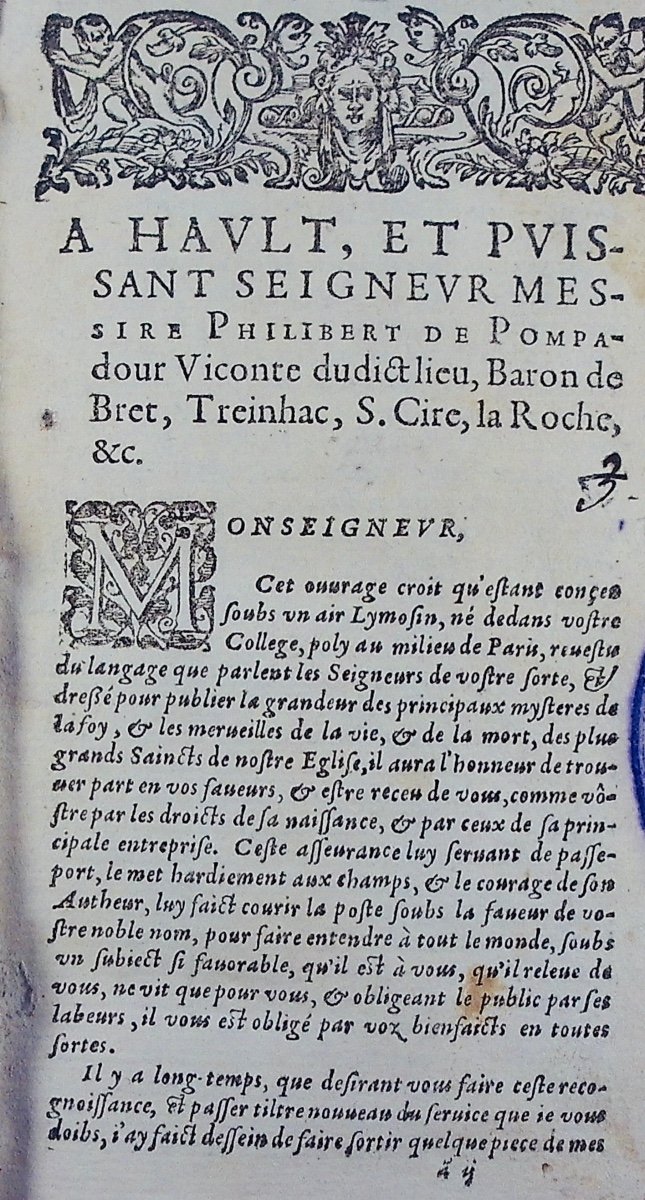 BESSE - Conceptions théologiques sur l'octave du saint sacrement. Fait à Pont-à-Mousson en 1614-photo-2