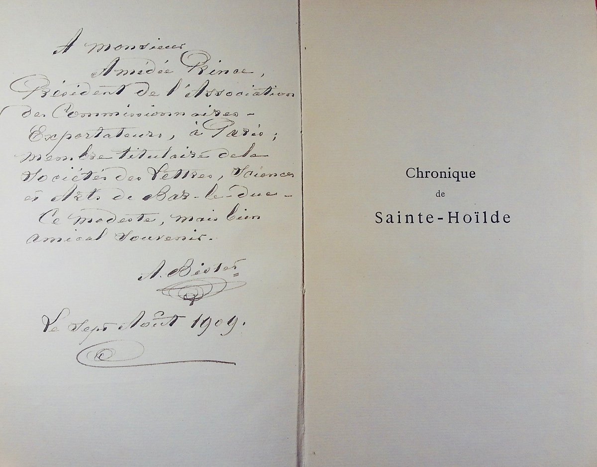[bister] - Documents To Be Used In The History Of Barrois. Chronicle Of Sainte-hoïlde. 1908.-photo-3