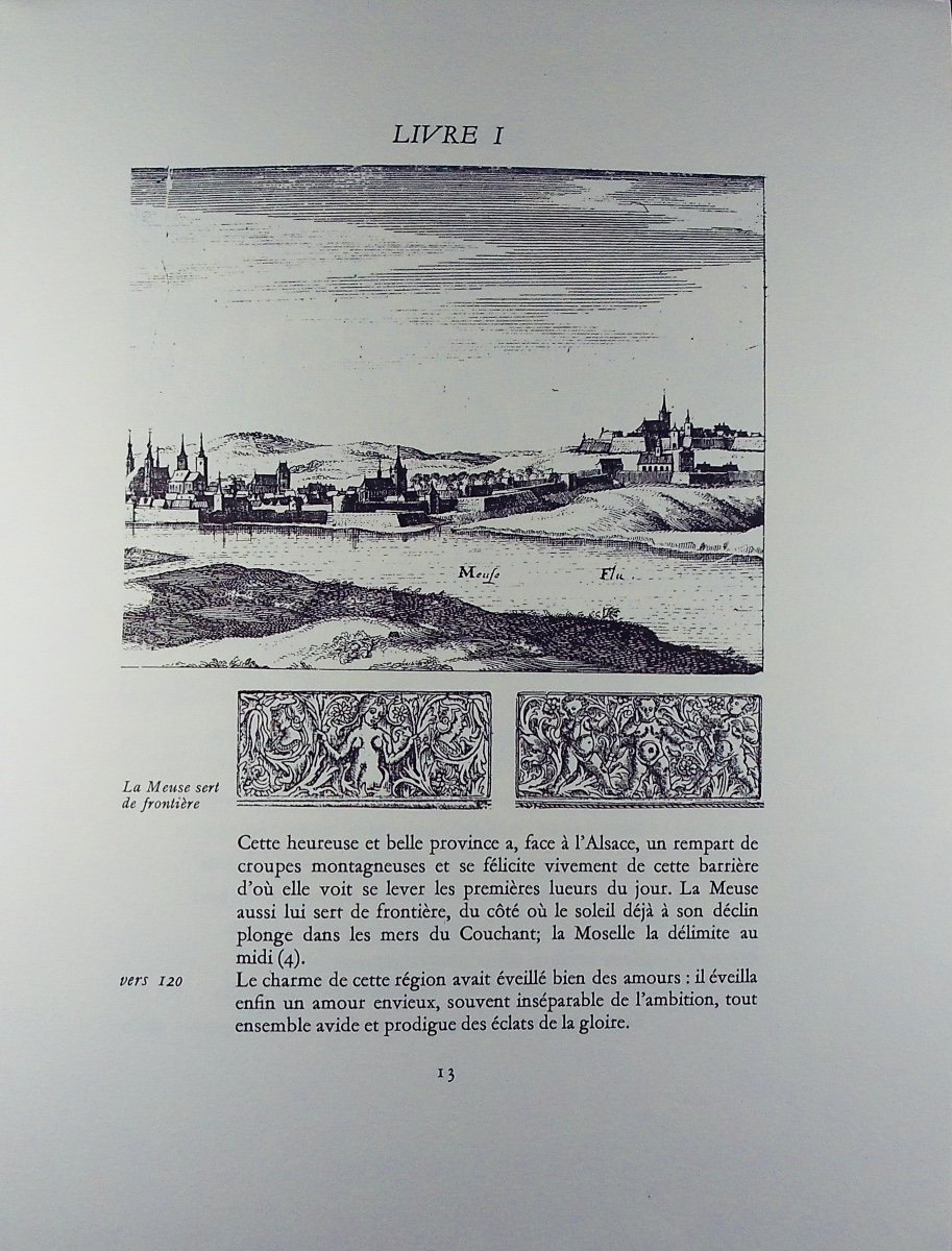 Blarru (pierre De) - La Nancéide. Imprimerie Berger-levrault, 1978. Reissue.-photo-4
