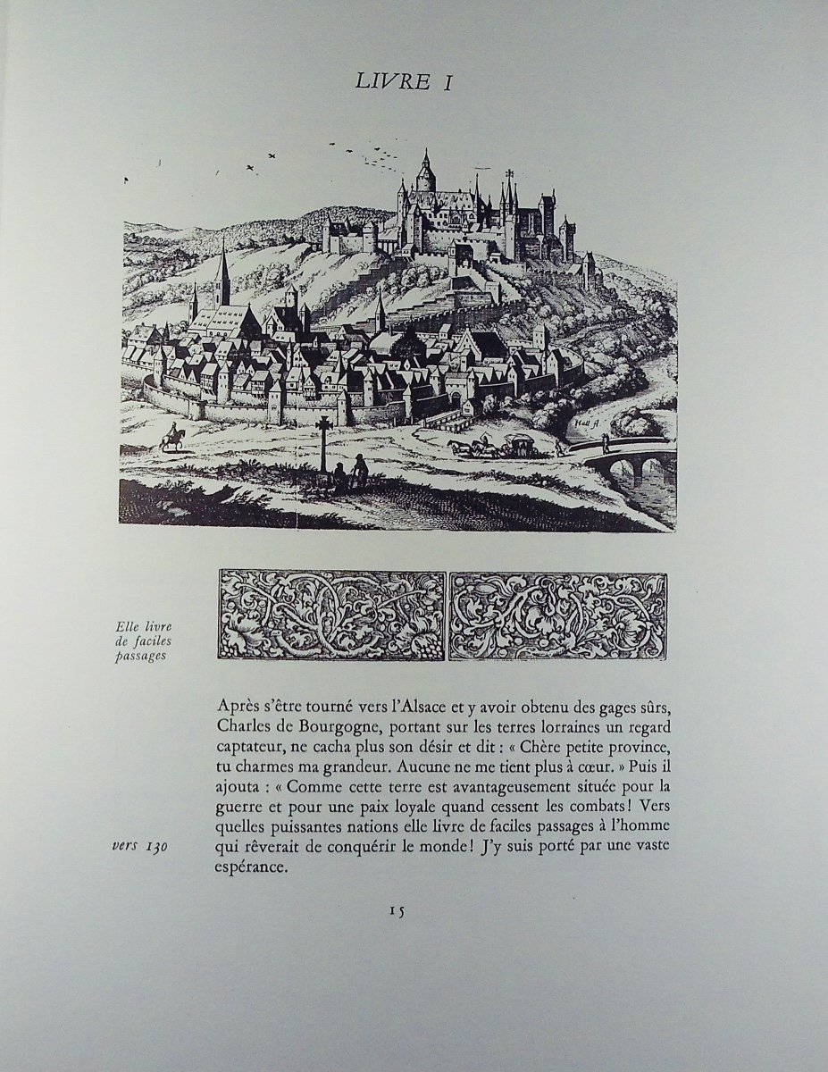 Blarru (pierre De) - La Nancéide. Imprimerie Berger-levrault, 1978. Reissue.-photo-1