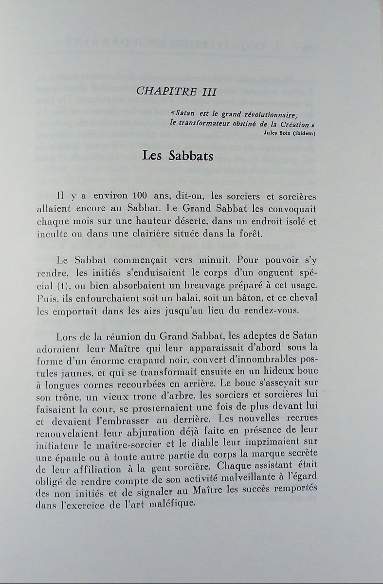Bohr (claude) - The Inquisition In Lorraine. Imprimerie Du Center Professionel, 1973, Paperback.-photo-3