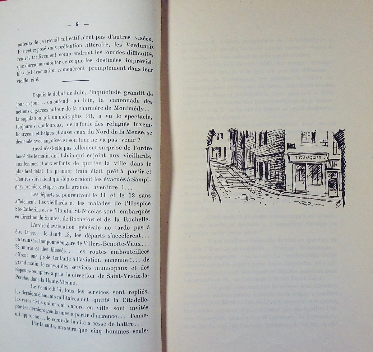 Boulhaut - A Dead City. The City Of Verdun June 11 - August 31, 1940. Paperback And Illustrated.-photo-1