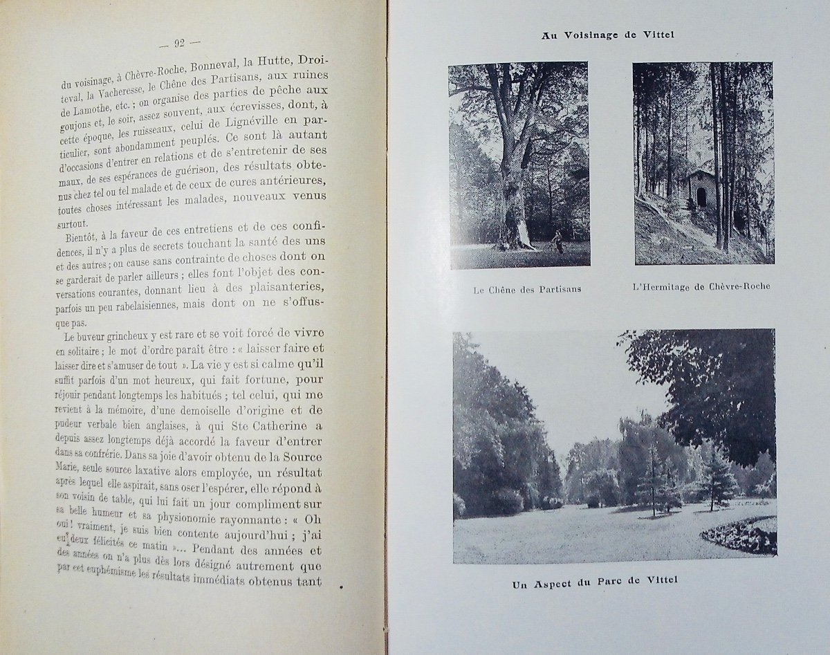 Bouloumié - History Of Vittel. Creation Of A Spa Town. Maloine, 1925, Paperback.-photo-4
