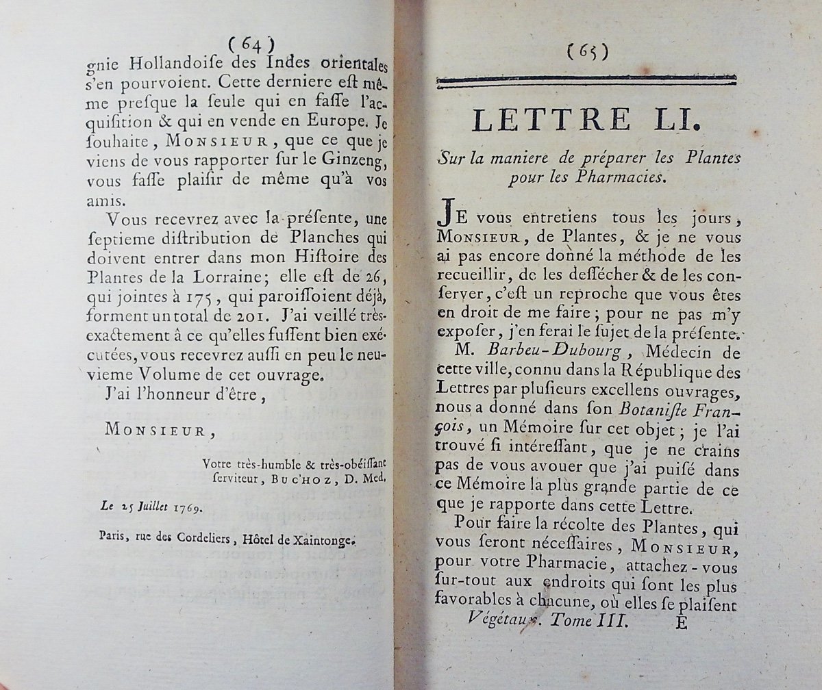 Buc'hoz (pierre-joseph) - Periodical Letters On The Method Of Getting Rich Quickly. 1759.-photo-7