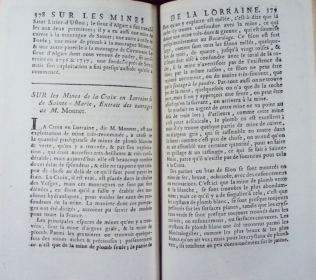 BUC'HOZ (Pierre-Joseph) - Dictionnaire minéralogique et hydrologique. Volland et Royez, 1785.-photo-8
