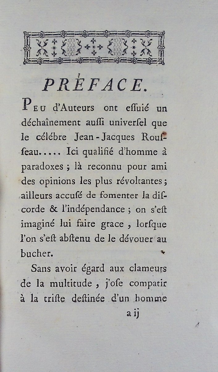 Cajot (jean-joseph) - The Plagiarism Of Mjjr Of Geneva On Education. At Durand, 1766.-photo-2