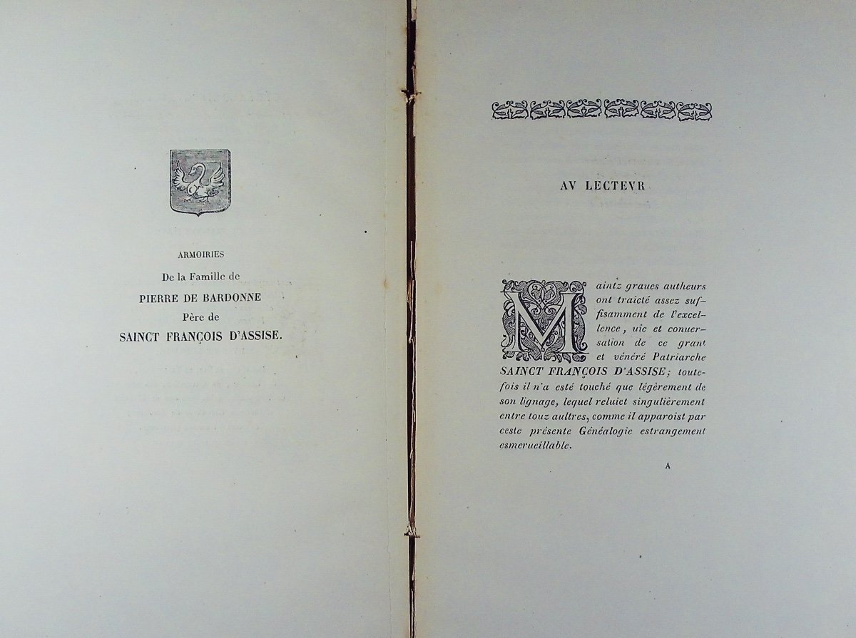 Cayon (jean) - Curious Genealogy Of Saint Francis Of Assisi. Cayon-liébault, 1863.-photo-2